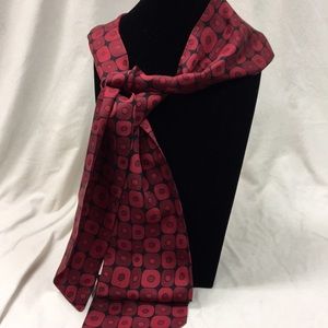 Red and Black Scarf